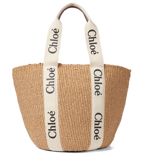 bolso chloe rafia|chloe raffia bag.